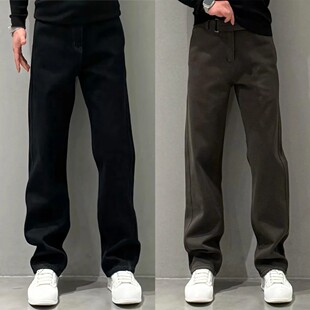潮流宽松净版 简约气质设计感美式 2026新款 弯刀痞帅裤 百搭显瘦