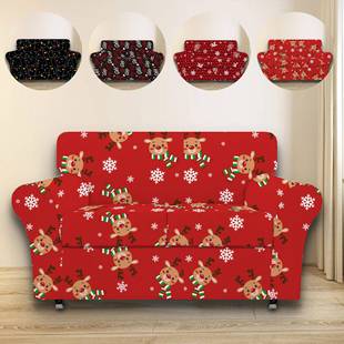 3pcs双人沙发套家具保护沙发柔软带弹性底部适合儿童