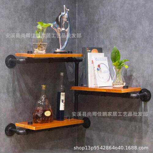 壁挂墙上置物架墙面书架装饰架实木隔板厨房客厅收纳架一字搁板架