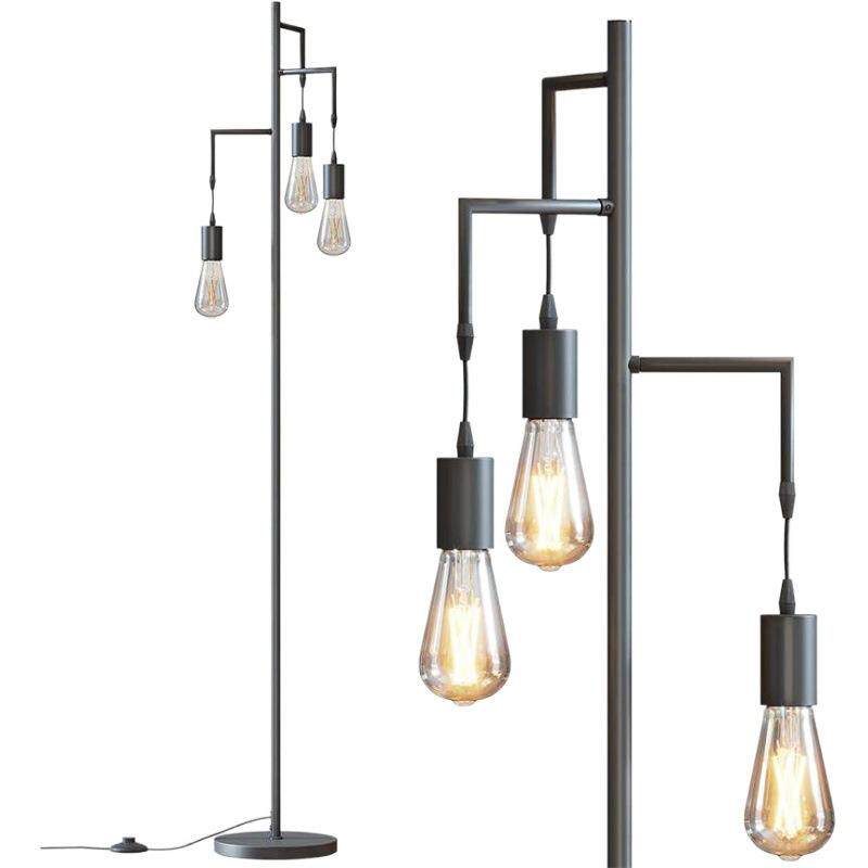 北欧落地灯客厅沙发边设计师外贸出口中山灯具美式简约卧室落地灯