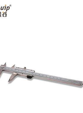 硅谷V596面微视差游标卡芯尺150mm2斜00mm37V596700mm,不锈钢