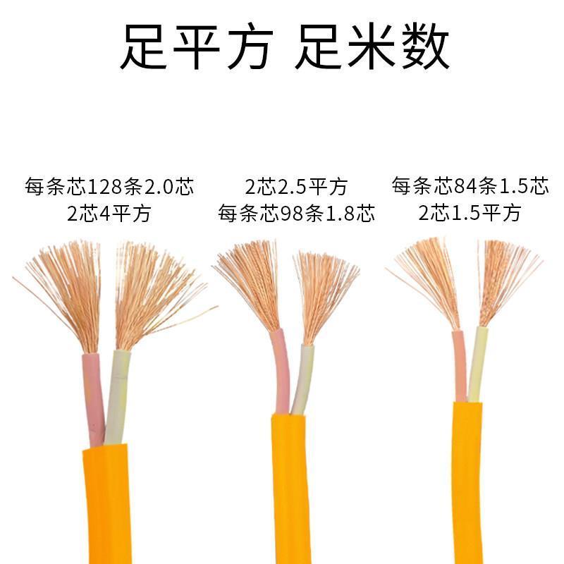 国标2芯2.5平方护套线防