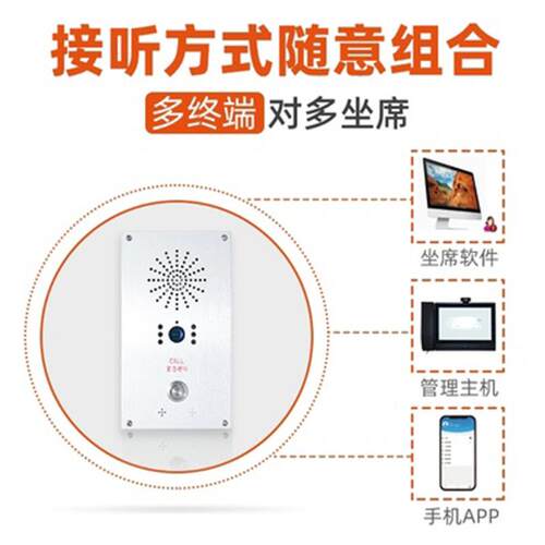 校园防霸凌IP网络对讲系统SOS一键报警呼叫IP广播可视对讲远程