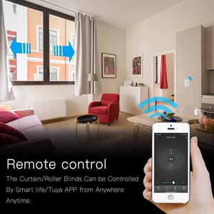 涂鸦wifi触摸智能窗帘开关定时手机控制AlexaGoogle语音语音控制