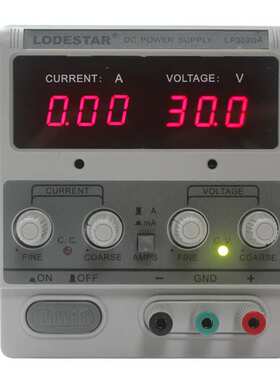 LODESTAR/乐达LP302DA数显直流稳压电源30V2A 带毫安切换功能