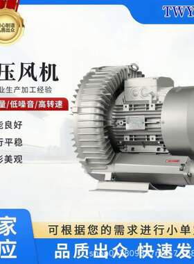 RB-81D-2 5.5KW锅炉燃烧喷粉高压鼓风机陶瓷机械煤粉喷射漩涡气泵