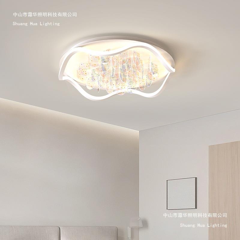 创意卧室灯简约现代圆形2025年新款主卧餐厅儿童书房间led吸顶灯