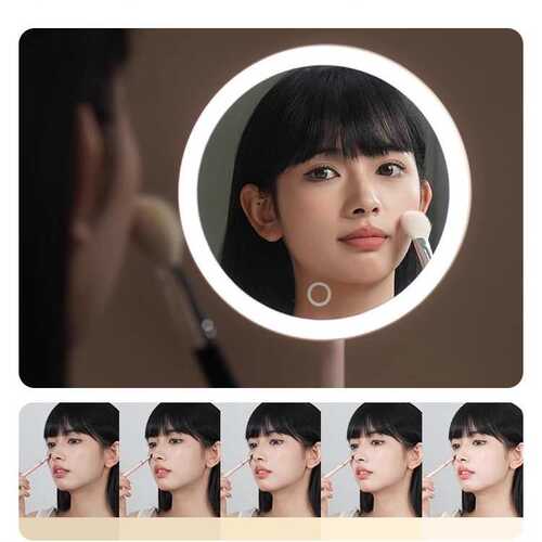 DOCO LAB化妆镜美妆镜子发光宿舍台式led补光带灯桌面智能梳妆镜