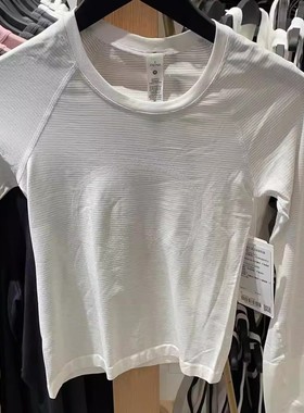 Lululemon露露乐蒙swiftly Tech Long-Sleeve瑜伽韵达圆领长袖T恤
