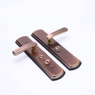 新五款不锈钢大门家防盗锁面金属防盗门用金锁具SD666A/S板门把手