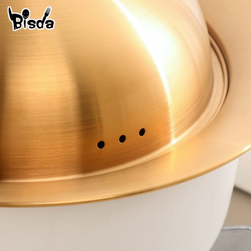 飞碟蒸盘304不锈钢蒸格蒸笼架加高加厚带盖蒸锅隔水篦片蒸屉家用