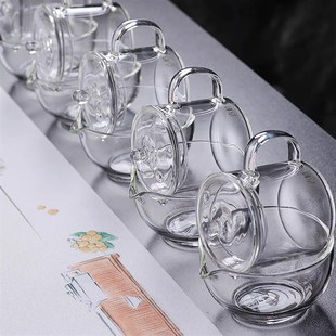 耐热玻璃标准叶茶绿感具审评杯碗茶具品鉴杯评茶用官盖碗评审套装