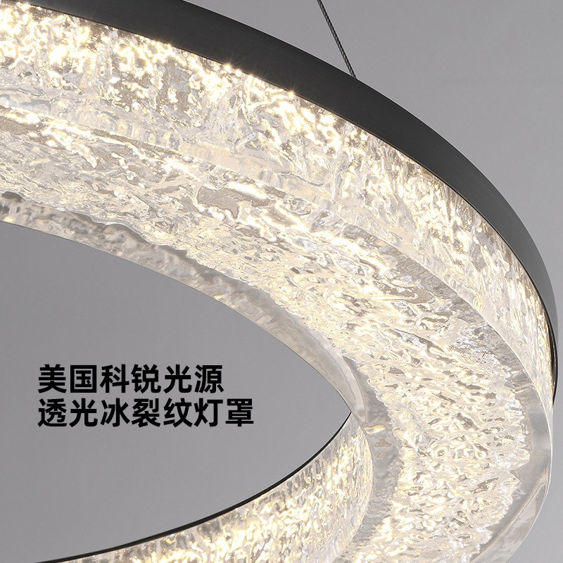 饰盟 意式极简客厅吊灯全铜轻奢别墅大厅主灯简约现代卧室灯