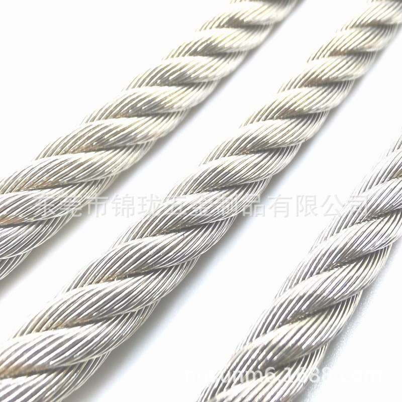 304不锈钢丝绳 耐腐蚀316不锈钢丝绳 镀锌钢丝绳 黑色氧化钢丝绳