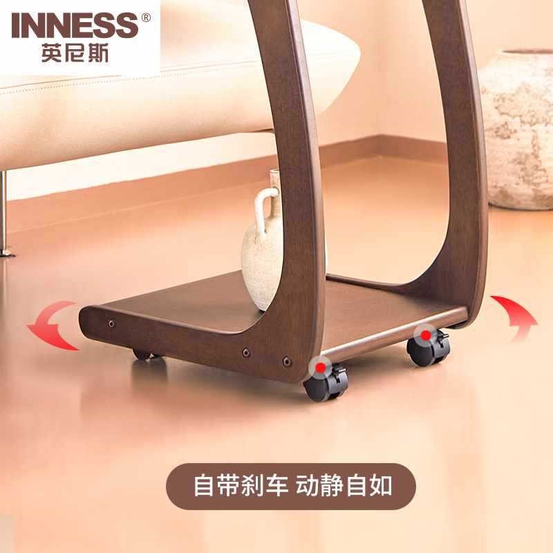 实木边几沙发边柜可移动桌子客厅带轮迷你茶几简约小户型床头角几