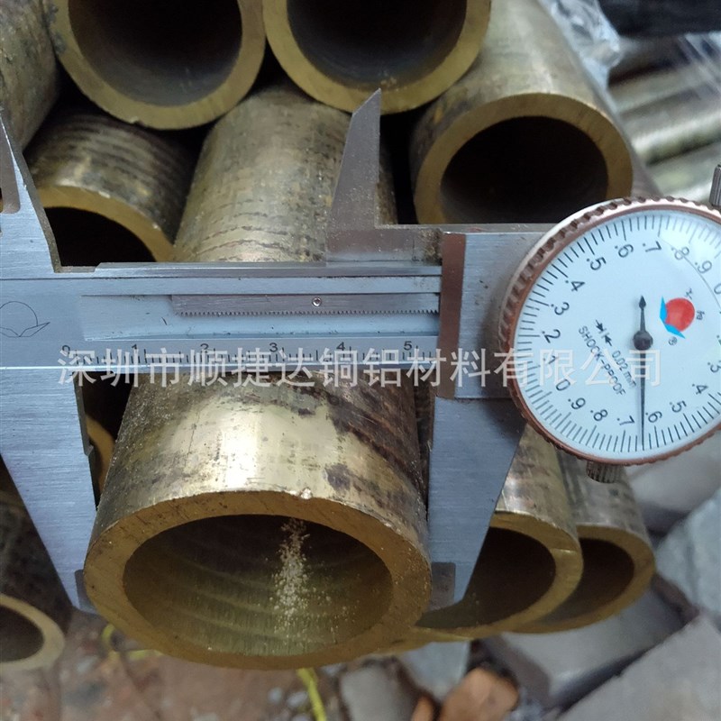 阀门零部件加工锡青铜管QSN555国标黑皮锡青铜管青铜棒可打光谱仪