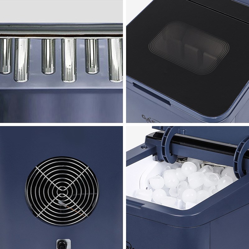 格仕尼Z6B制冰机 吧台便携式迷你手动小型商用家用冰块机