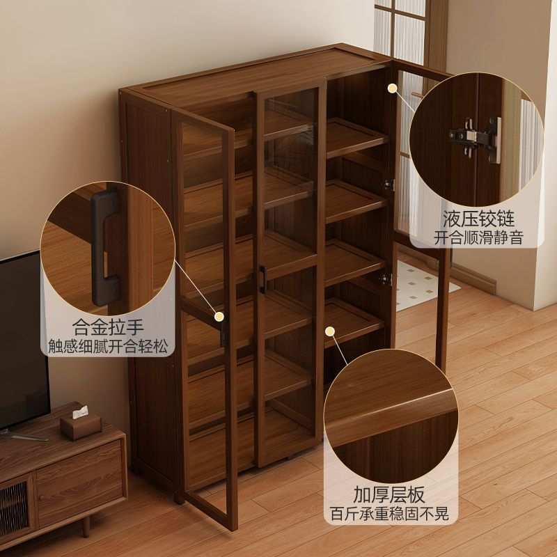 竹山下书架一体靠墙书柜置物架落地儿童简易学生书桌收纳储物新款