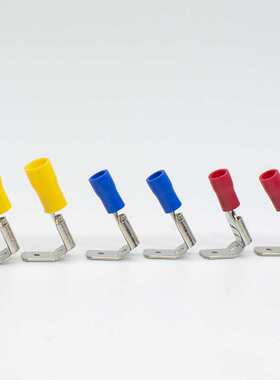 CJH接头PBDD1.25-250插簧1000个冷压肩背形公母预绝缘片接线端子