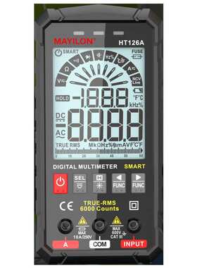 MAYILON麦仪龙HT126A/HT126B新款智能万用表