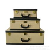 欧式 轻印花奢PS117手提箱收纳旅行箱板房衣帽间收纳整理储样物箱