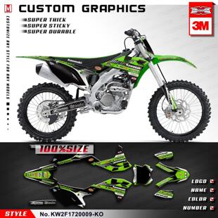 车标定制 车贴拉花装饰 pvc 水晶膜 KX250F kxf250 2017-2020
