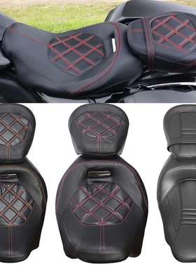 适用哈雷CVO街道公路滑翔路王双灯滑翔改装前后坐垫 坐椅 09-21年