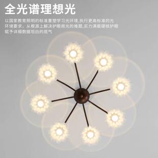 法客厅吊灯大厅主灯餐高级中古风家用41卧室厅餐桌玻璃复古感式吊