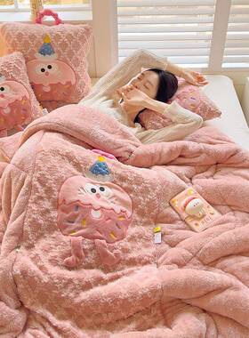 手提曲枕F98TMTST奇抱枕被干子两用冬季车载饼靠枕办公室午睡头毯