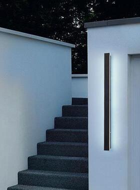 极简壁灯户外阳能线2019B条灯别墅室水外围墙太大门防院壁灯酒店