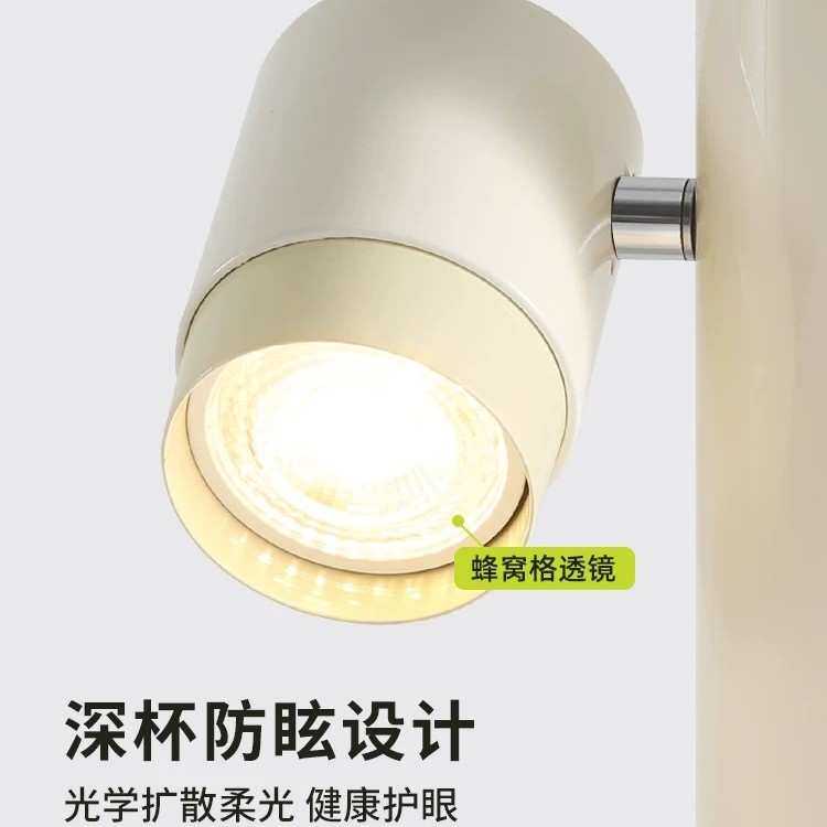 北欧明装筒灯走廊灯过道灯阳台灯家用led天花灯双头可旋转射灯