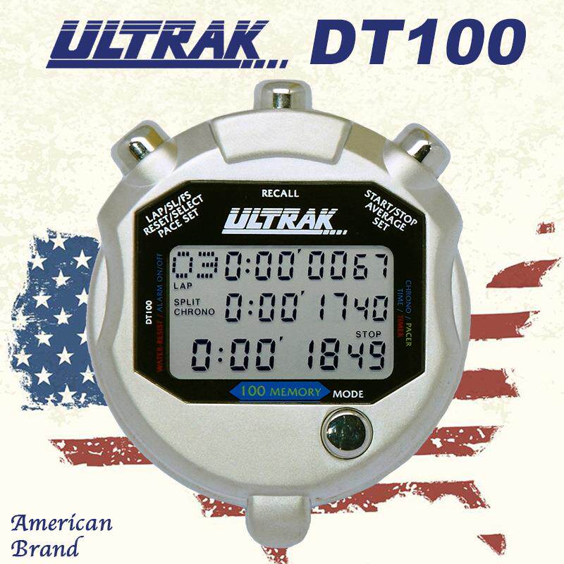 电子秒表DT100定尔志ULTRAK奥赛克100道3排显示计时器田径训练