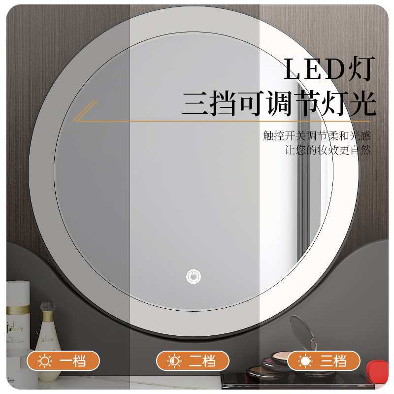 桌妆台一体桌卧室化妆梳妆化妆梳妆化妆台妆台子化简约现代柜收纳