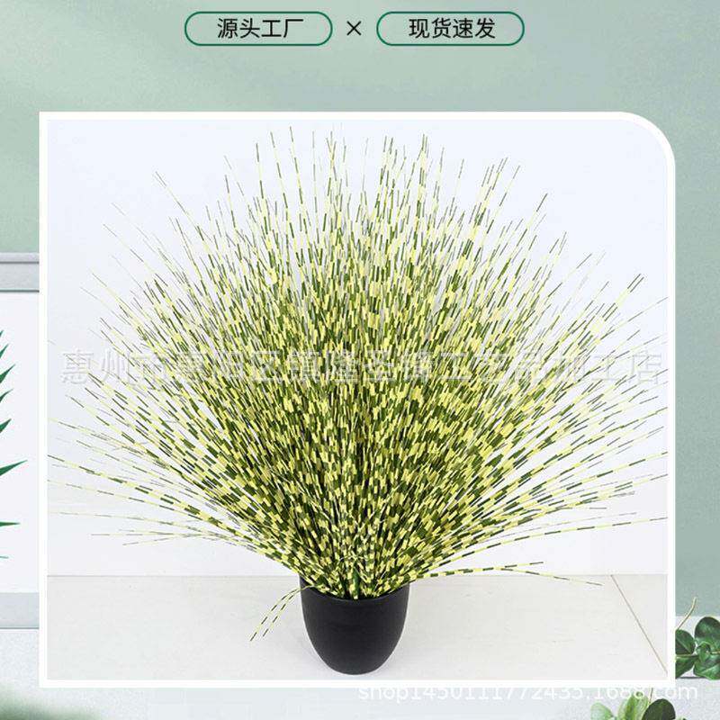 真节节盆栽70cm斑马纹84841484草盆景家仿居饰绿植摆件斑纹草草仿