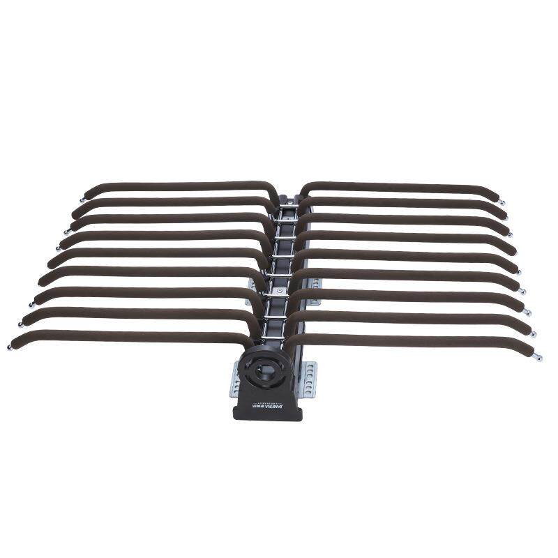 衣柜装伸缩推拉裤衣架柜帽间内侧装单双排西裤架裤顶抽阻尼112挂