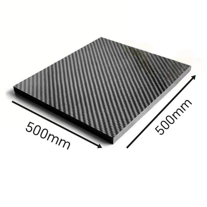 碳纤维板2. 53mm碳纤维制品 KRED金属丝亮光碳板加加工3K碳纤板工