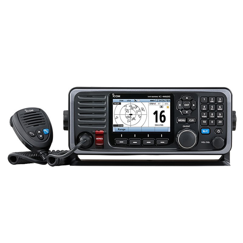 艾可慕(ICOM)IC-M605 海事甚高频电台 VHF船载固定台对讲机