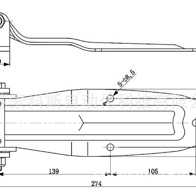 304不锈钢铰链车辆改装 防脱防生锈防火门重型货车门合页SCL209