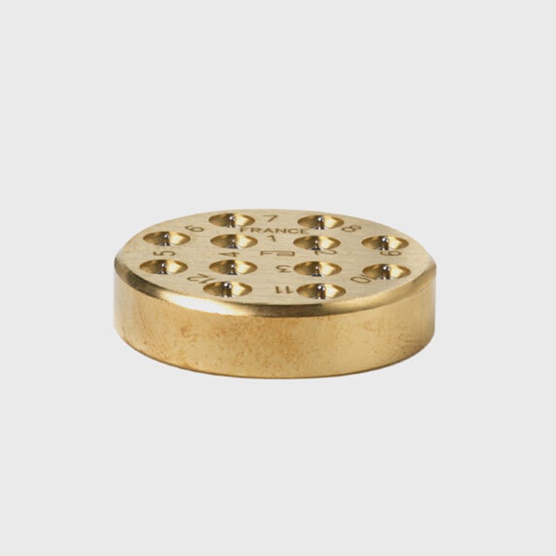 Prac-tec法国吸珠针用凸槽凹槽座块 # 2937B 圆形12孔# 2937A