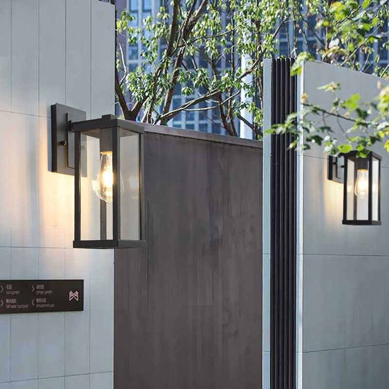 美式简约户外防水壁灯室外阳台走廊花园庭院别墅露台过道外墙壁灯