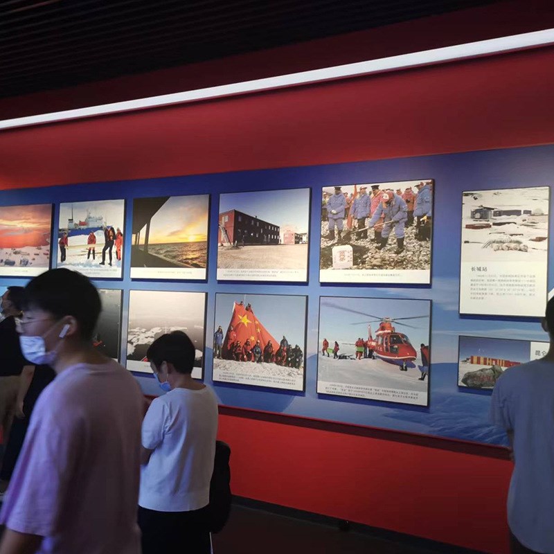 UV喷绘效果文化墙背景板博物馆展览背景墙企业形象墙设计宣传文化