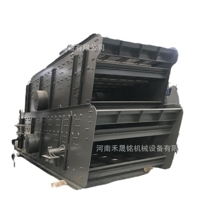 矿山多层振动筛直线筛石机YK圆振动筛分机