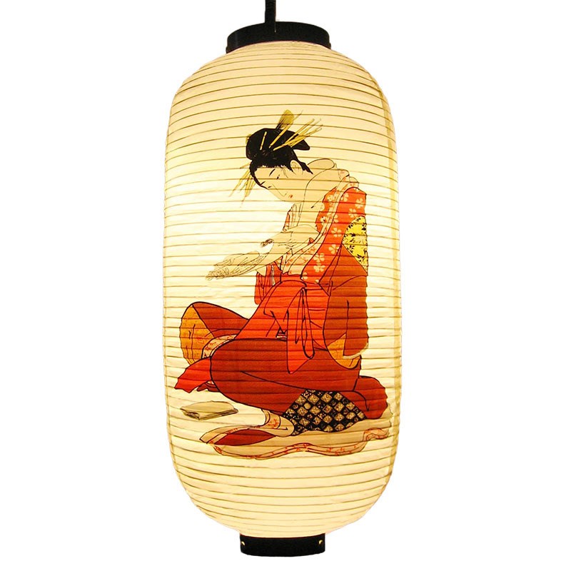 日式灯笼PVC户外防水晒寿司居酒屋烧肉店装饰美女人物广告浮世绘