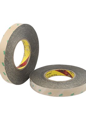 黄色PET双面胶带定制强力遮光双面胶带手机标牌黄色PET双面胶