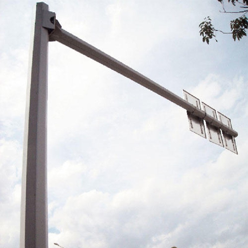 交通标志杆单悬臂式交通设施道路景区热镀锌标志杆F型道路指示牌