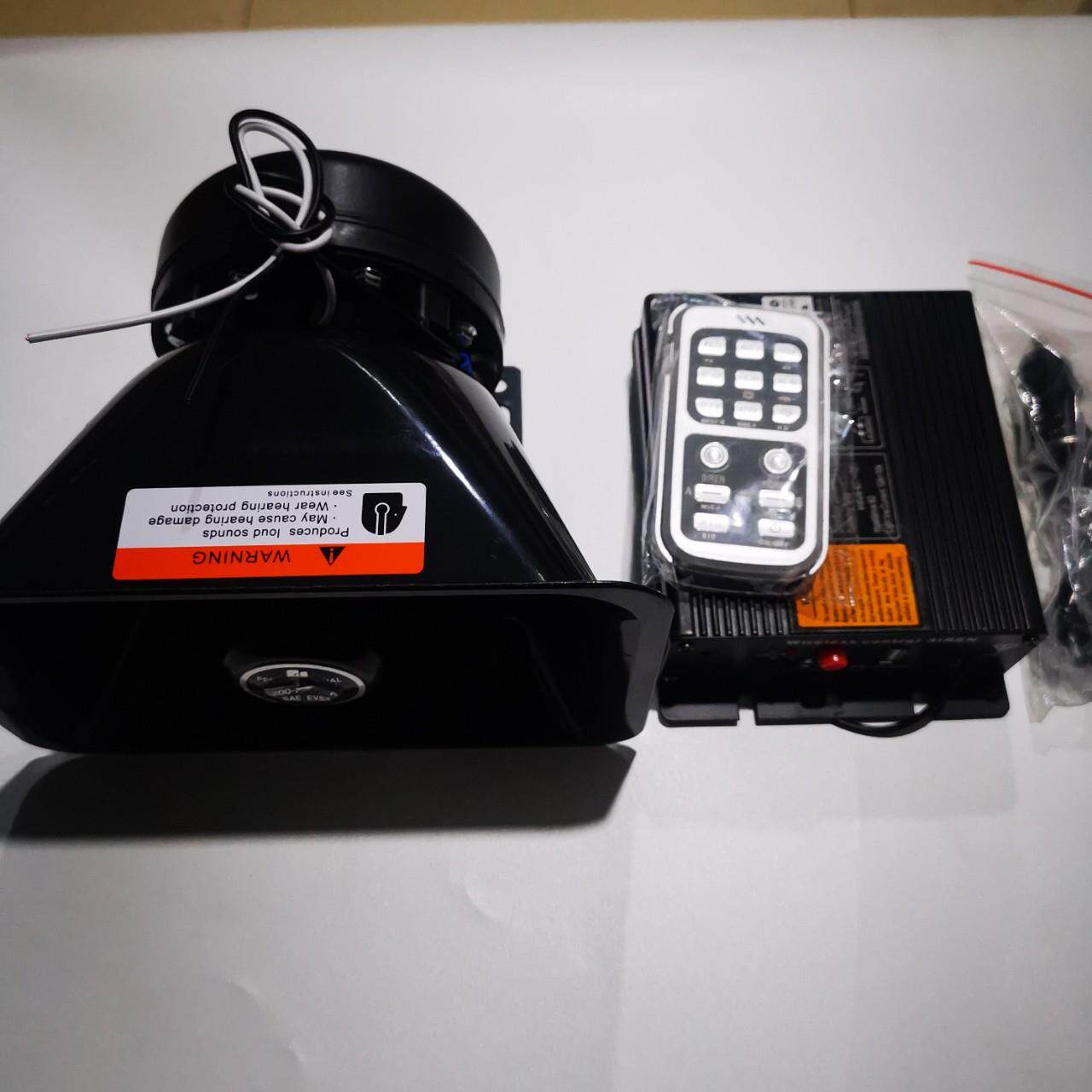 汽车无线施工警报报警器高音喇叭控制器扬声器200瓦AS920主机喇叭