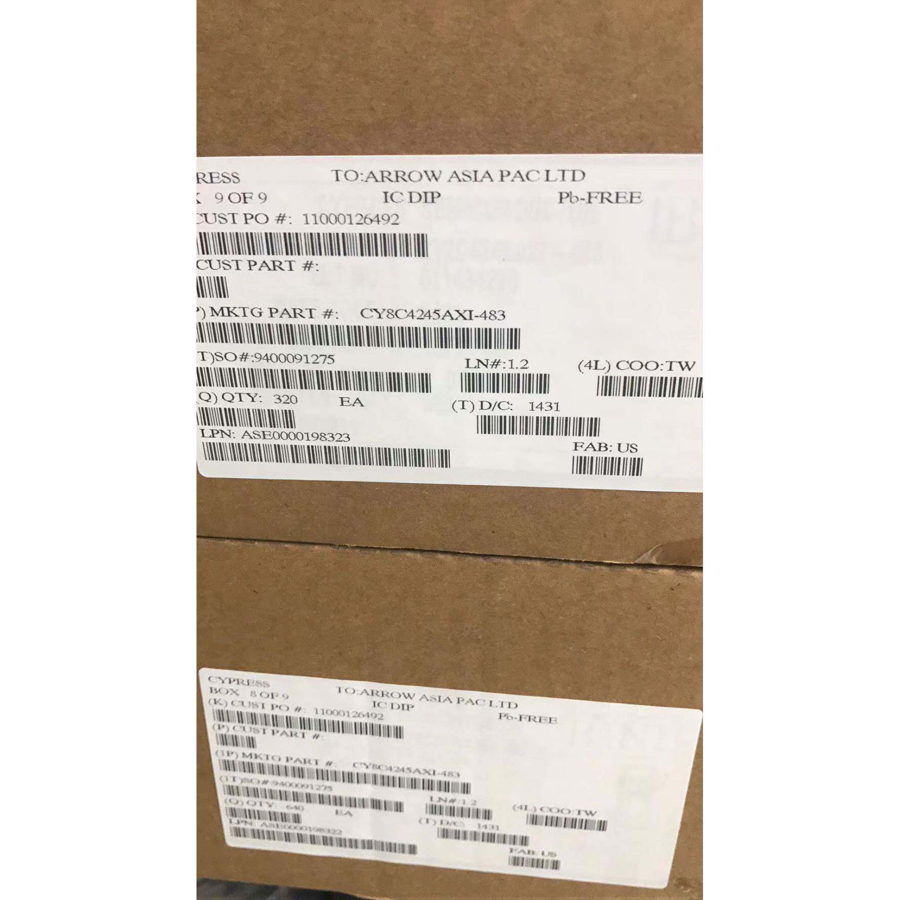 电子元器件【CY8C4245AXI-483】价格咨询为准 CYPRES封装TQFP-44