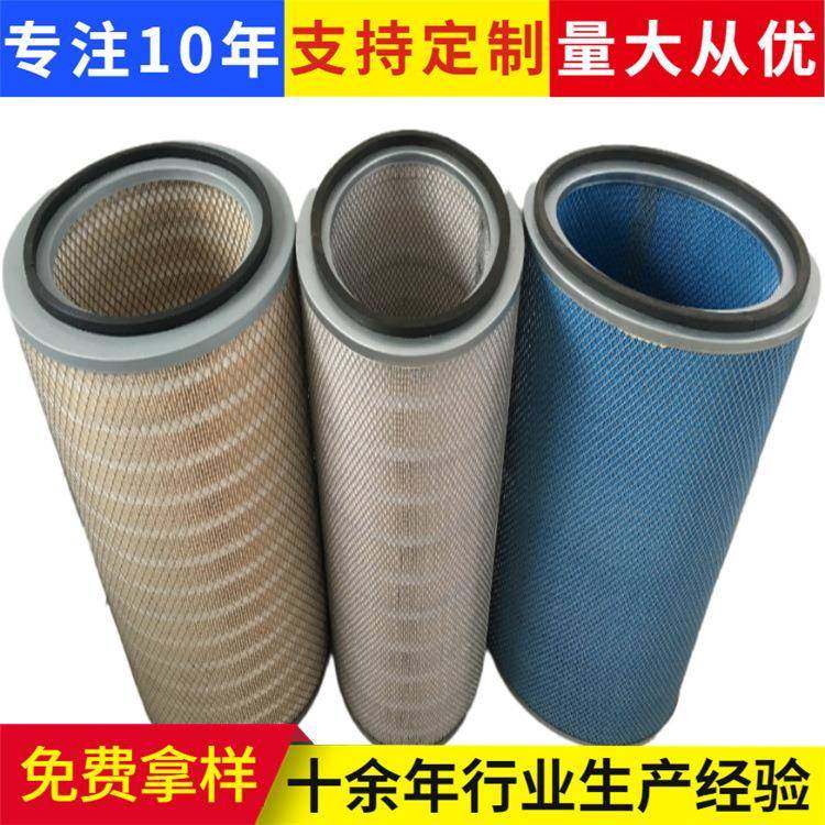 工业除尘器粉尘过滤净化纳米除尘滤筒机械用六耳快拆式粉尘滤筒