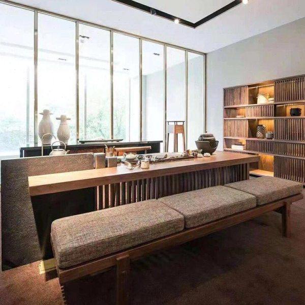 2024新款白蜡木茶桌椅组合新中式禅意实木茶台会所办公室接待家具,住宅家具,家用茶台/茶桌,淘宝优惠券,粉丝福利购,淘宝优惠卷