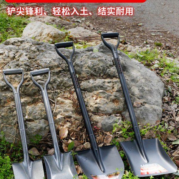 户外农用全钢加厚挖土铁锹铁铲野外车用小钢锹家用锰钢除雪锹铲子,农机/农具/农膜,锹,淘宝优惠券,粉丝福利购,淘宝优惠卷